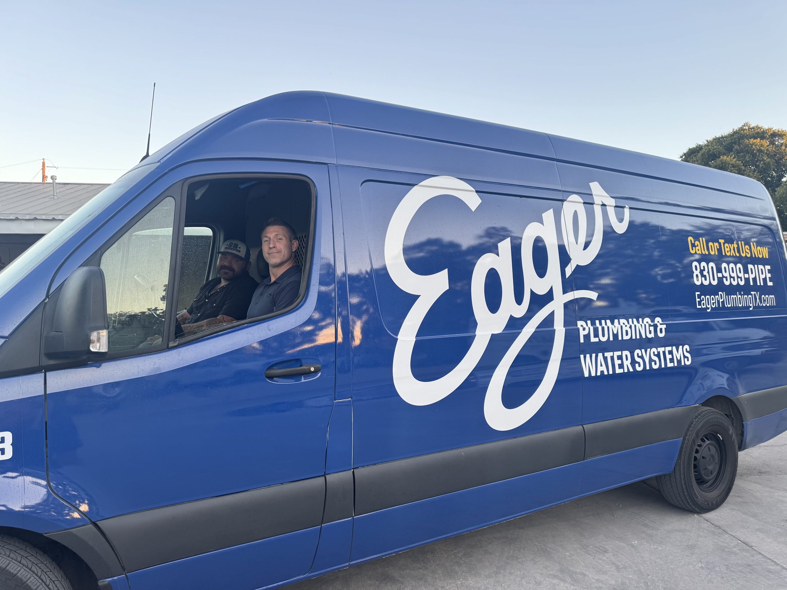 eager plumbing truck