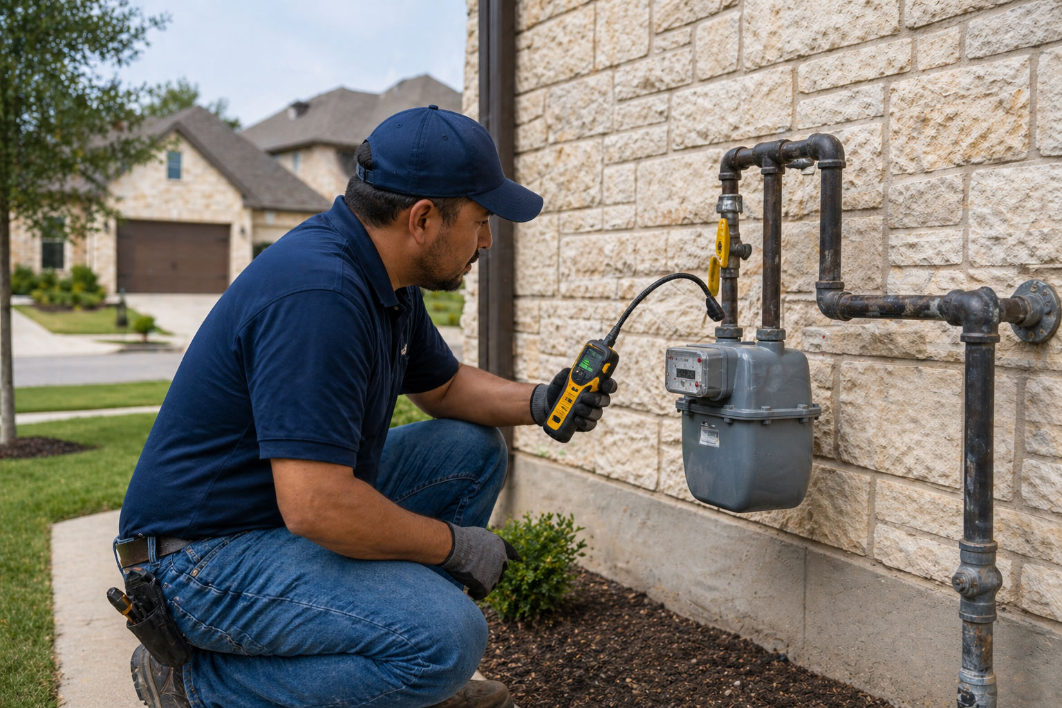 Gas Line Leak Detection